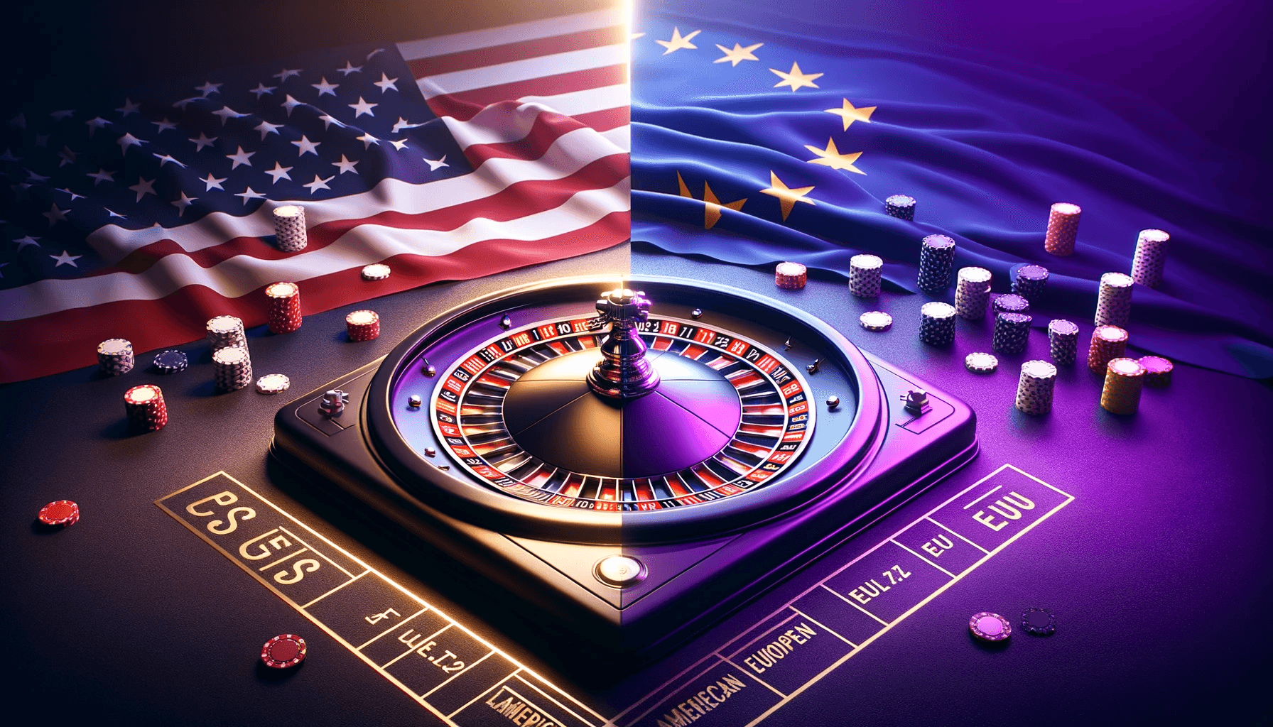 Vælg amerikansk eller europæisk roulette på et live dealer casino image