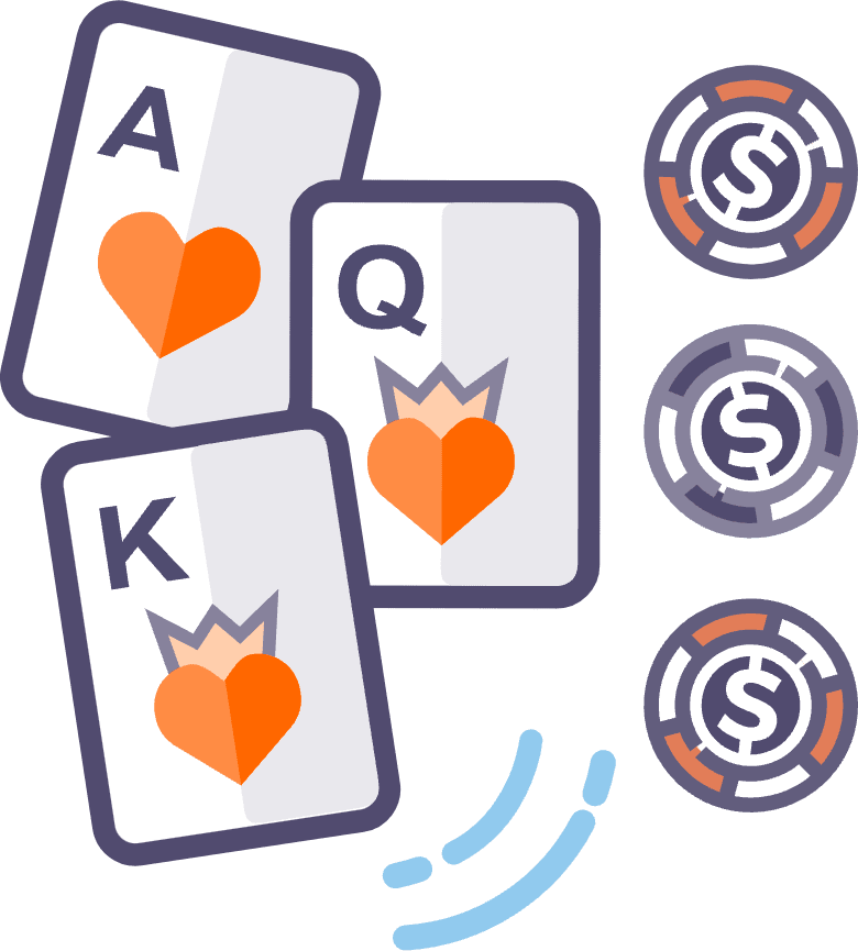 Spil Live Three Card Poker online - Topkasinoer i 2025