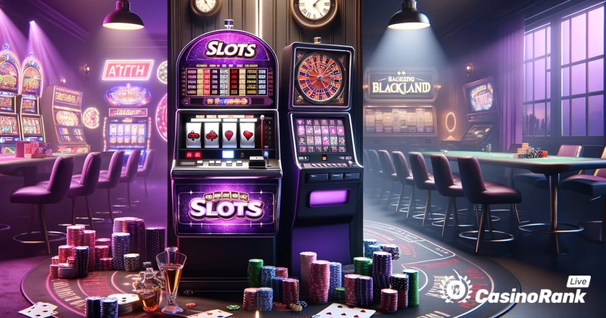Live spilleautomater vs. live blackjack - hvilken er bedre